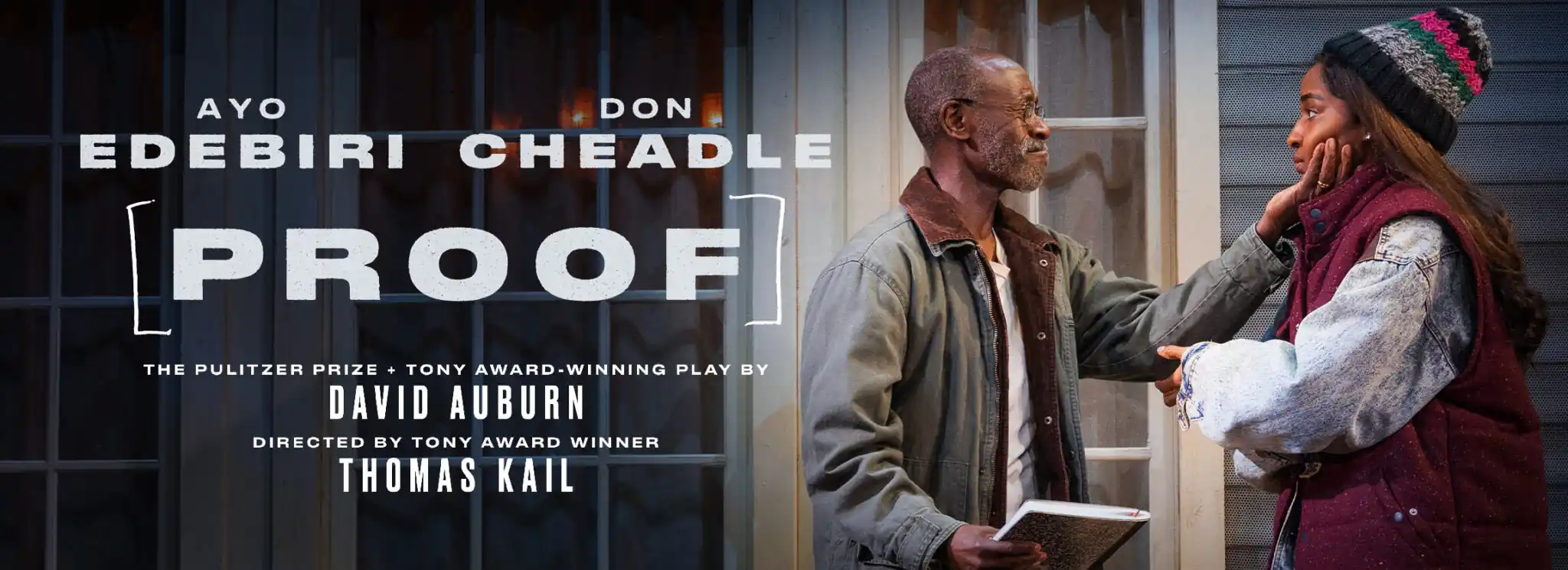 Proof στο Broadway – σκηνή με τον Don Cheadle και την Ayo Edebiri